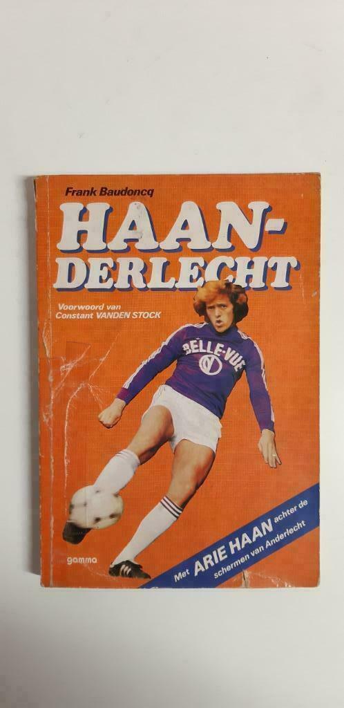 vintage gesigneerd boek Haan-derlecht, Livres, Livres de sport, Utilisé, Sport de ballon, Enlèvement ou Envoi
