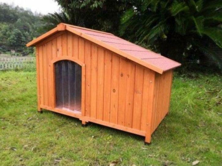 Niche chien XXL  abri chien niche bois GEANTE jardin NEUF, Dieren en Toebehoren, Hondenhokken, Nieuw, Hondenhok, Verzenden
