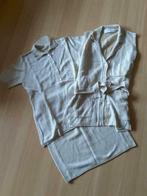 Setje van rok, polo en gilet in tricot van Mie Katoen, Kleding | Dames, Beige, Maat 38/40 (M), Ophalen of Verzenden, Zo goed als nieuw