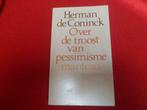 Herman de Coninck: Over de troost van pessimisme, Boeken, Gelezen, België, Ophalen of Verzenden, Herman de Coninck