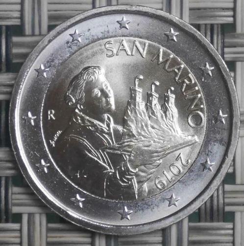 2 euro Saint- Marin 2019 UNC, Timbres & Monnaies, Monnaies | Europe | Monnaies euro, Série, 2 euros, Saint-Marin, Envoi