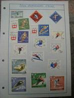 Lot de timbres Jeux Olympiques d'hiver, Collections, Utilisé, Envoi, Collection de timbres