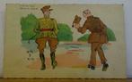 Carte postale militaire dans les champs 1940, Collections, Affranchie, 1940 à 1960, Enlèvement ou Envoi