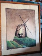 Schilderij oude molen Ollignies, Envoi