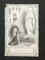 Frans Kanten Devotieprentje Lourdes, Maria, Bernadette 1888, Bidprentje, Ophalen of Verzenden