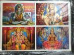 poster van Hindoe goden - Shiva/Ganesha, Verzenden, Nieuw, Rechthoekig Liggend