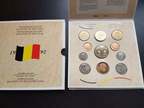 Monnaies Royale de Belgique : Set 1990, Timbres & Monnaies, Monnaies | Belgique, Série, Métal, Enlèvement ou Envoi