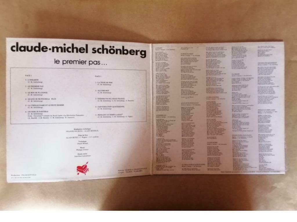 Claude-Michel Schönberg Le premier pas