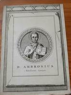 Gravure D. Ambrosius, Antiquités & Art, Enlèvement ou Envoi