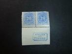 België strafportzegel TX2A postfris in paar - ZELDZAAM, Ophalen of Verzenden, Zonder stempel, Postfris, Postfris