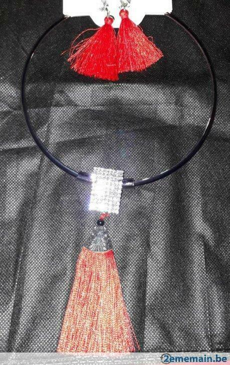 Parure plumeau., Handtassen en Accessoires, Kettingen, Nieuw, Overige materialen, Ophalen of Verzenden