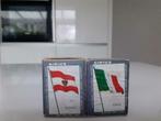 Vintage houten luciferdoosjes vlaggen Oostenrijk Italië, Verzamelen, Rookartikelen, Aanstekers en Luciferdoosjes, Ophalen of Verzenden