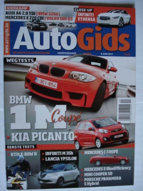 AutoGids 825 BMW 1 M Coupé/Kia Picanto/KTM X-BOW/Lancia Ypsi, Livres, Autos | Brochures & Magazines, Comme neuf, Général, Envoi