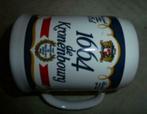 #C Bier glas / stenen pul 1664 DE KRONENBOURG 25cl, Verzamelen, Glas en Drinkglazen, Ophalen of Verzenden, Nieuw, Bierglas