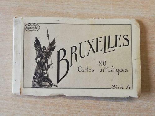 Boekje met heel oude postkaarten Brussel – marco marcovici, Verzamelen, Postkaarten | België, Ongelopen, Brussel (Gewest), Ophalen of Verzenden