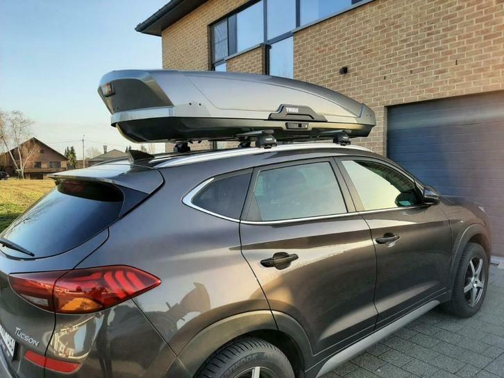 Te huur: maxi dakkoffer Thule Motion XT XXL  610L, Auto diversen, Dakkoffers, Zo goed als nieuw, Ophalen