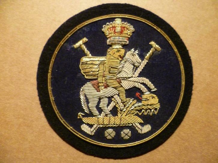 Polo, paardensport, blazerbadge, bullion wire, King's Crown, Kleding | Heren, Sportkleding, Nieuw, Overige typen, Overige kleuren