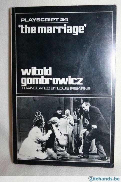 Playscript 34 «le mariage» - Witold Gombrowicz, Livres, Art & Culture | Danse & Théâtre, Utilisé, Enlèvement ou Envoi