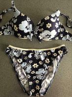 Blauwe bikini met bloemen Kiwi - maat 5, Kleding | Dames, Badmode en Zwemkleding, Blauw, Bikini, Ophalen of Verzenden, Kiwi