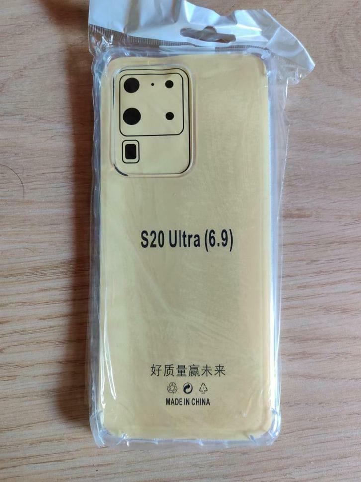 Coque transparente Samsung S20 Ultra, Telecommunicatie, Mobiele telefoons | Hoesjes en Screenprotectors | Samsung, Nieuw, Frontje of Cover