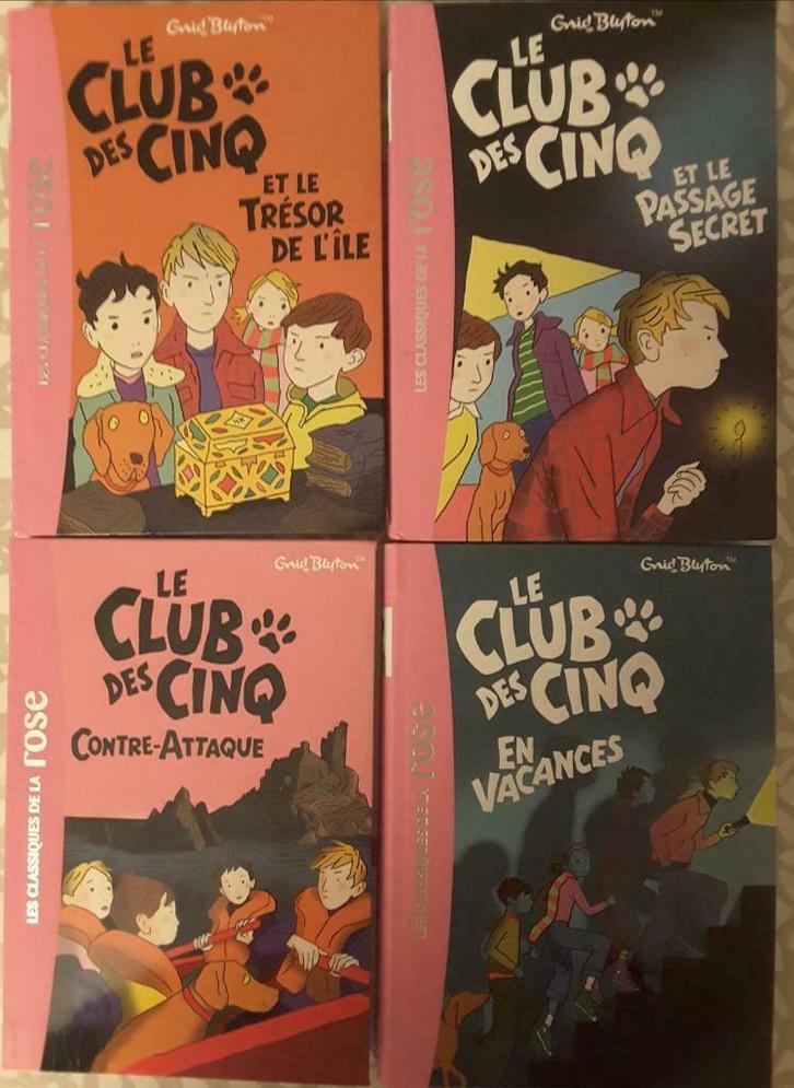 Lot de 4 livres du Club des 5, Boeken, Kinderboeken | Jeugd | onder 10 jaar, Zo goed als nieuw, Fictie algemeen, Ophalen
