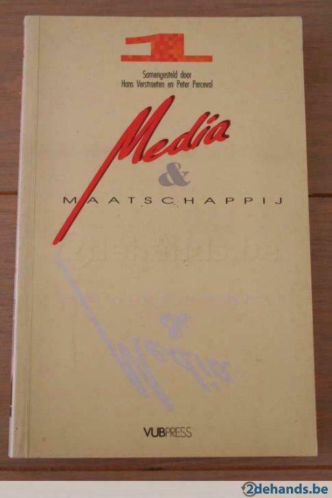 Media en Maatschappij - samengesteld door H. Verstraeten & P, Livres, Livres d'étude & Cours, Utilisé