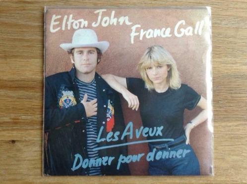single elton john & france gall, CD & DVD, Vinyles Singles, Single, Pop, 7 pouces, Enlèvement ou Envoi