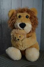 Knuffel leeuw met baby 23 cm, Kinderen en Baby's, Ophalen of Verzenden, Zo goed als nieuw, Overige typen