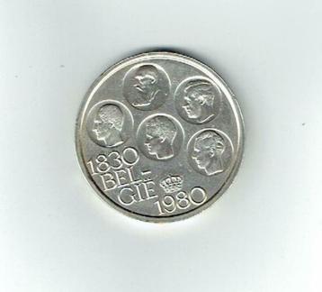 Pièce Belgique 150 ans d'indépendance 500 fr (Munt-005), Enlèvement ou Envoi, Plaqué argent, Monnaie en vrac