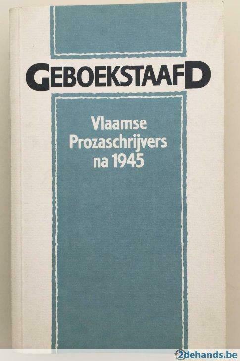 Geboekstaafd, Vlaamse Prozaschrijvers na 1945, M. Janssens, Boeken, Literatuur, Gelezen