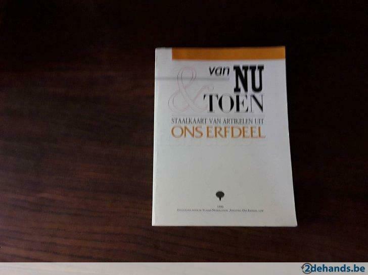 Jozef Deleu, "Van Nu & Toen. Staalkaart van artikelen uit On, Enlèvement ou Envoi, Utilisé