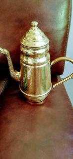 Thé ou café en cuivre rétro estampé, Antiquités & Art, Antiquités | Bronze & Cuivre, Enlèvement ou Envoi