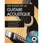 Les bases de la guitare acoustique livre+CD, Apprentissage musique, Zo goed als nieuw, Ophalen