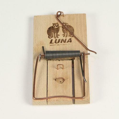 Houten muizenval Luna, Tuin en Terras, Bestrijdingsmiddelen, Nieuw, Ongediertebestrijding, Ophalen of Verzenden
