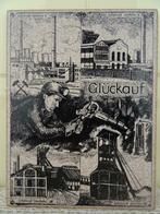 Wandbord gedenktegel Glückauf Oranje Nassau Mijnen curiosa, Antiek en Kunst, Ophalen of Verzenden