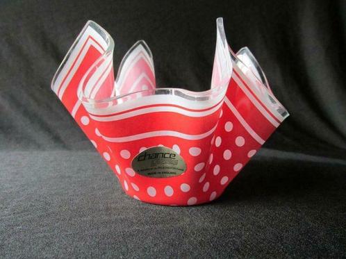 Vintage handkerchief (zakdoek)glass, Chance glass, Engeland, Antiek en Kunst, Curiosa en Brocante, Ophalen