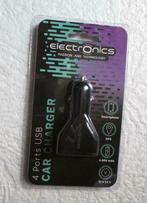 'electronics' - Chargeur USB Voiture 4 Ports, Autos : Divers, Accessoires de voiture, Enlèvement ou Envoi, Neuf