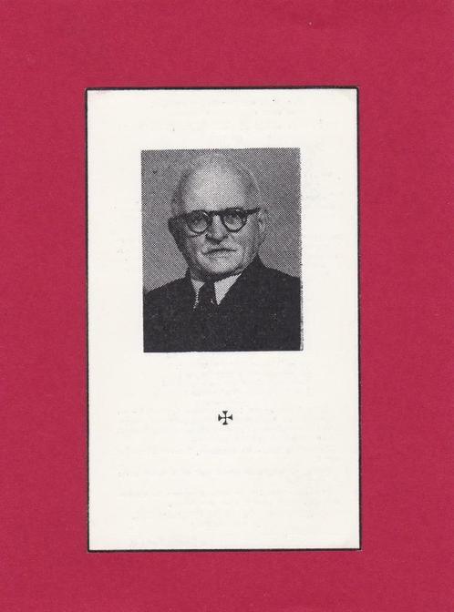 DP Schoolhoofd August Peeters, Verzamelen, Bidprentjes en Rouwkaarten, Bidprentje, Verzenden