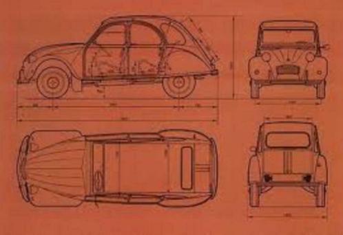 2cv 2cv 6 citroen 8 dyane dyane 6 mehari , amb , break 2pk 2, Auto diversen, Handleidingen en Instructieboekjes, Ophalen of Verzenden