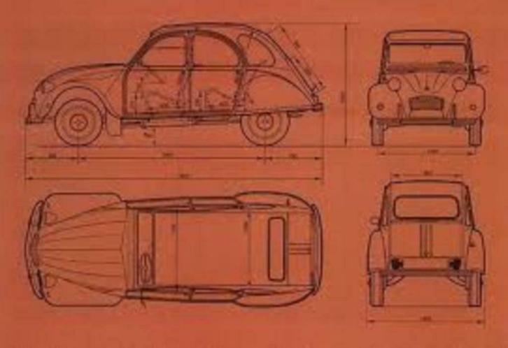 2cv 2cv 6 citroen 8 dyane dyane 6 mehari , amb , break 2pk 2, Auto diversen, Handleidingen en Instructieboekjes, Ophalen of Verzenden