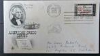 FDC PRESIDENTEN- PRESIDENT GEORGE WASHINGTON, Ophalen of Verzenden, Gestempeld, Overige thema's