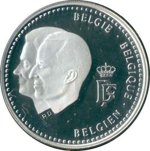 monnaie belge fondation roi  baudouin ✅, Postzegels en Munten, Munten | België, Losse munt, Zilver, Ophalen of Verzenden