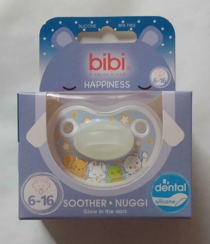Tétine bibi Happiness (Animaux) 6-16 m neuve, Kinderen en Baby's, Babyvoeding en Toebehoren, Nieuw, Overige typen, Ophalen of Verzenden