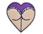 Patch Sexy Ass - Violet - 58 x 61 mm, Neuf