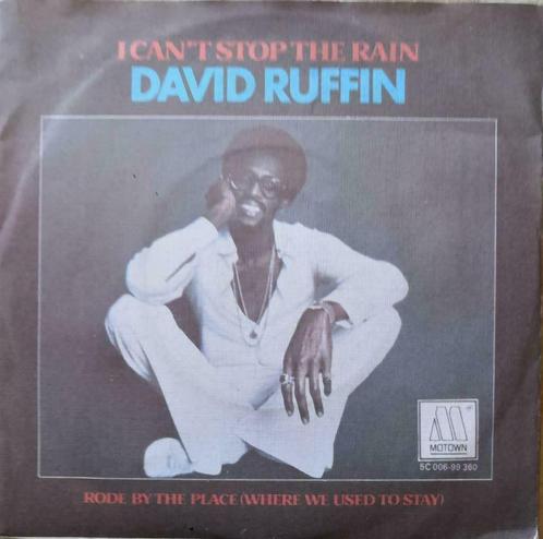 DAVID RUFFIN - I can't stop the rain (single), CD & DVD, Vinyles Singles, Comme neuf, Single, R&B et Soul, 7 pouces, Enlèvement ou Envoi