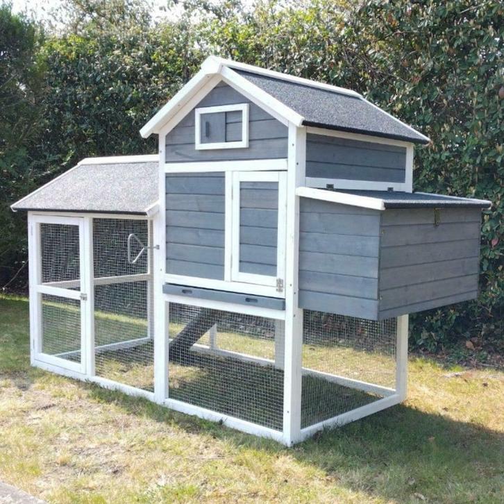 Poulailler XXL abri 6 poules pondoirs abri coq enclos XXL, Animaux & Accessoires, Volatiles | Accessoires, Neuf, Poulailler, Envoi