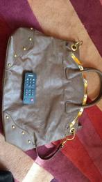 sac cabas brun cuir look, Envoi, Neuf, Brun