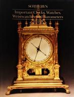 Auction catalogue: Clocks, Watches, Wristwatches.... - 1989, Sotheby's London, Ophalen of Verzenden, Zo goed als nieuw, Catalogus