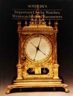 Auction catalogue: Clocks, Watches, Wristwatches.... - 1989, Ophalen of Verzenden, Zo goed als nieuw, Sotheby's London, Catalogus