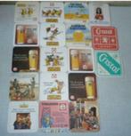 19 verschillende bier viltjes CRISTAL ALKEN Brij. Alken Maes, Verzamelen, Ophalen of Verzenden, Gebruikt, Viltje(s), Overige merken